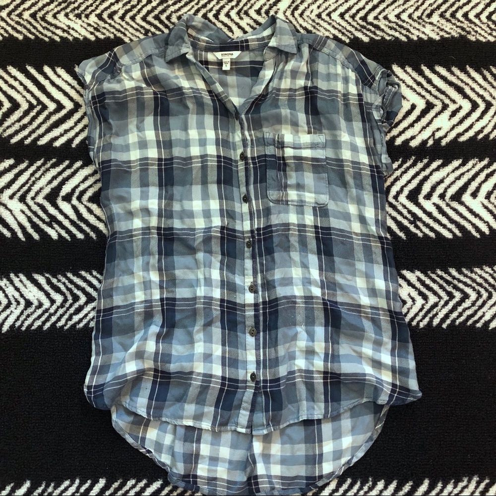 Plaid Short Sleeve Flannel